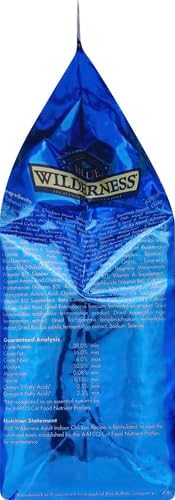 Blue Buffalo Wilderness Natural Adult Dry Cat Food Indoor Cats, High-Protein & Grain-Free, Chicken, 5-lb. Bag - Image 4