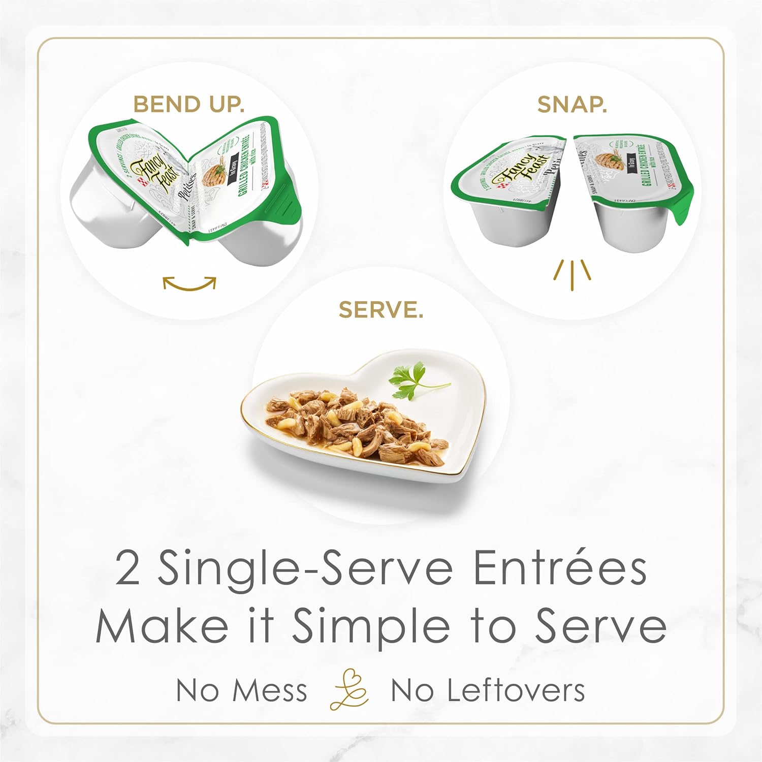 Purina Fancy Feast Gourmet Wet Cat Food Variety Pack, Petites Gravy Collection, break-apart tubs, 24 servings - (Pack of 12) 2.8 oz. Tubs - Image 4