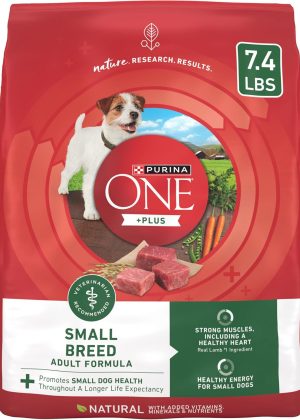 Purina ONE Plus Small Breed Lamb and Rice Formula Dry Dog Food - 7.4 lb. Bag