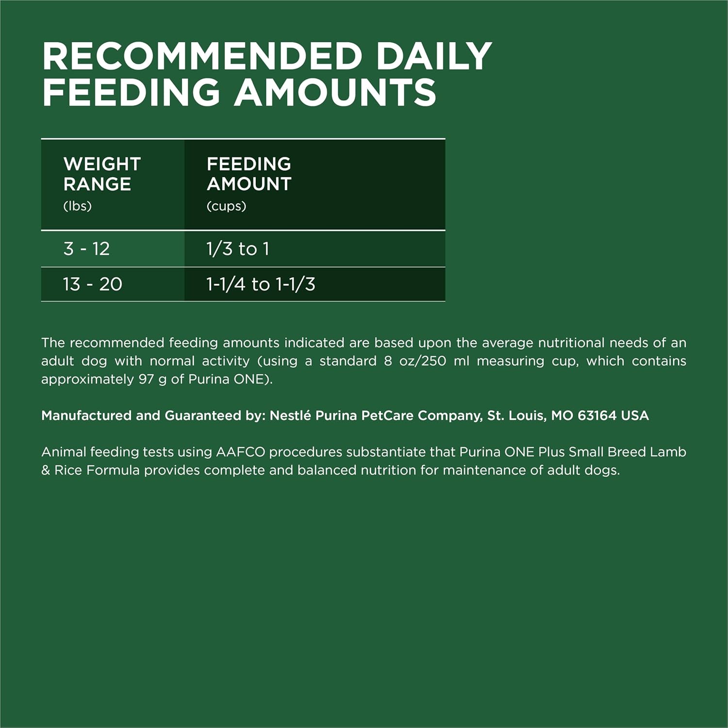 Purina ONE Plus Small Breed Lamb and Rice Formula Dry Dog Food - 7.4 lb. Bag - Image 6