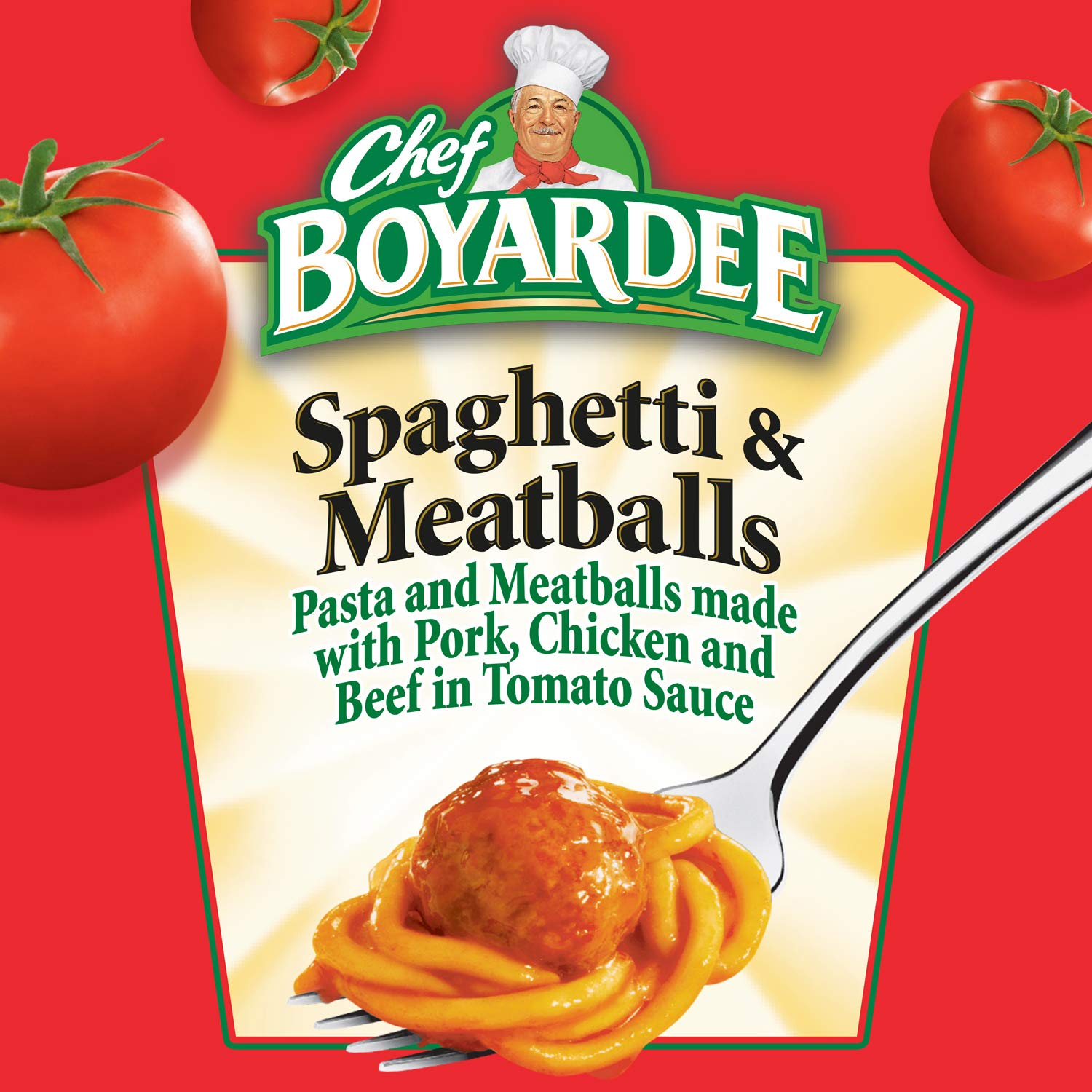 Chef Boyardee Spaghetti and Meatballs, 14.5 Oz Cans, Pack of 4 - Image 2