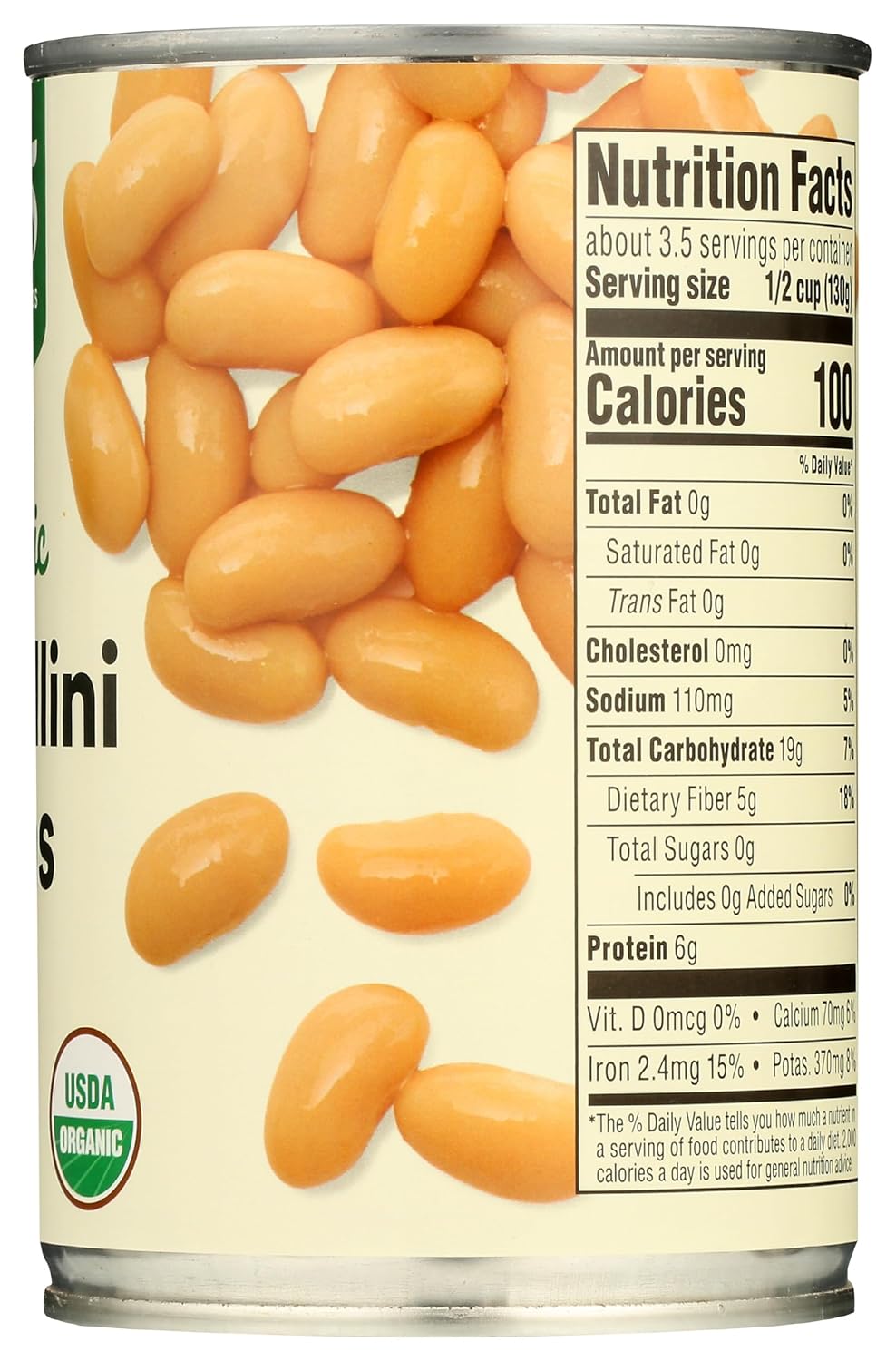 365 by Whole Foods Market, Organic Cannellini Beans, 15.5 Ounce - Image 5