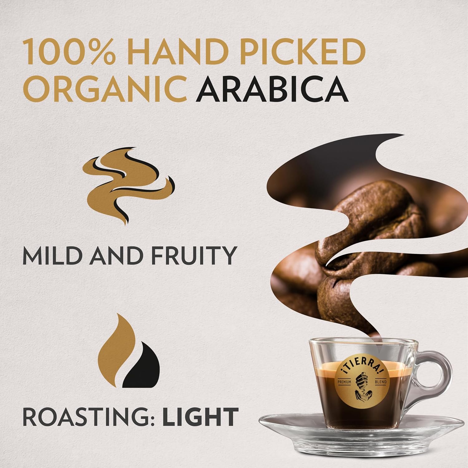 Lavazza Organic Light Roast Arabica Coffee Blend, USDA/Canada Organic Certified, 2.2 Lb - Image 3