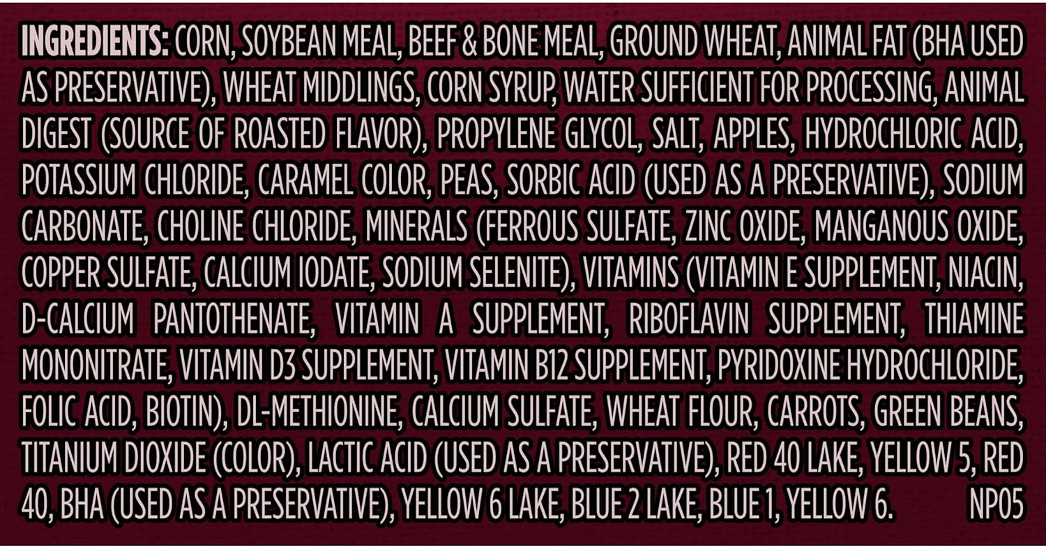 Kibbles 'n Bits Bistro Oven Roasted Beef, Spring Vegetable & Apple Flavors Dry Dog Food, 45 lb. Bag - Image 6