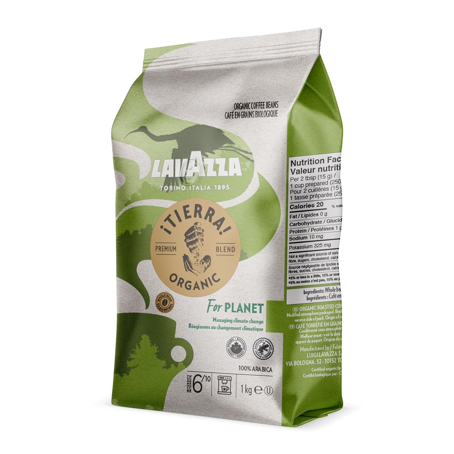 Lavazza Organic Light Roast Arabica Coffee Blend, USDA/Canada Organic Certified, 2.2 Lb - Image 4