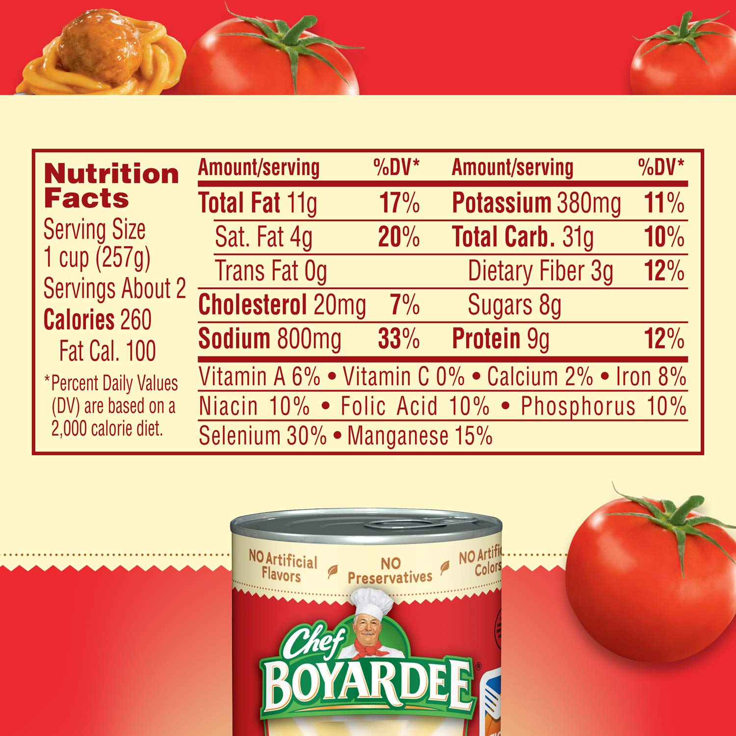 Chef Boyardee Spaghetti and Meatballs, 14.5 Oz Cans, Pack of 4 - Image 7