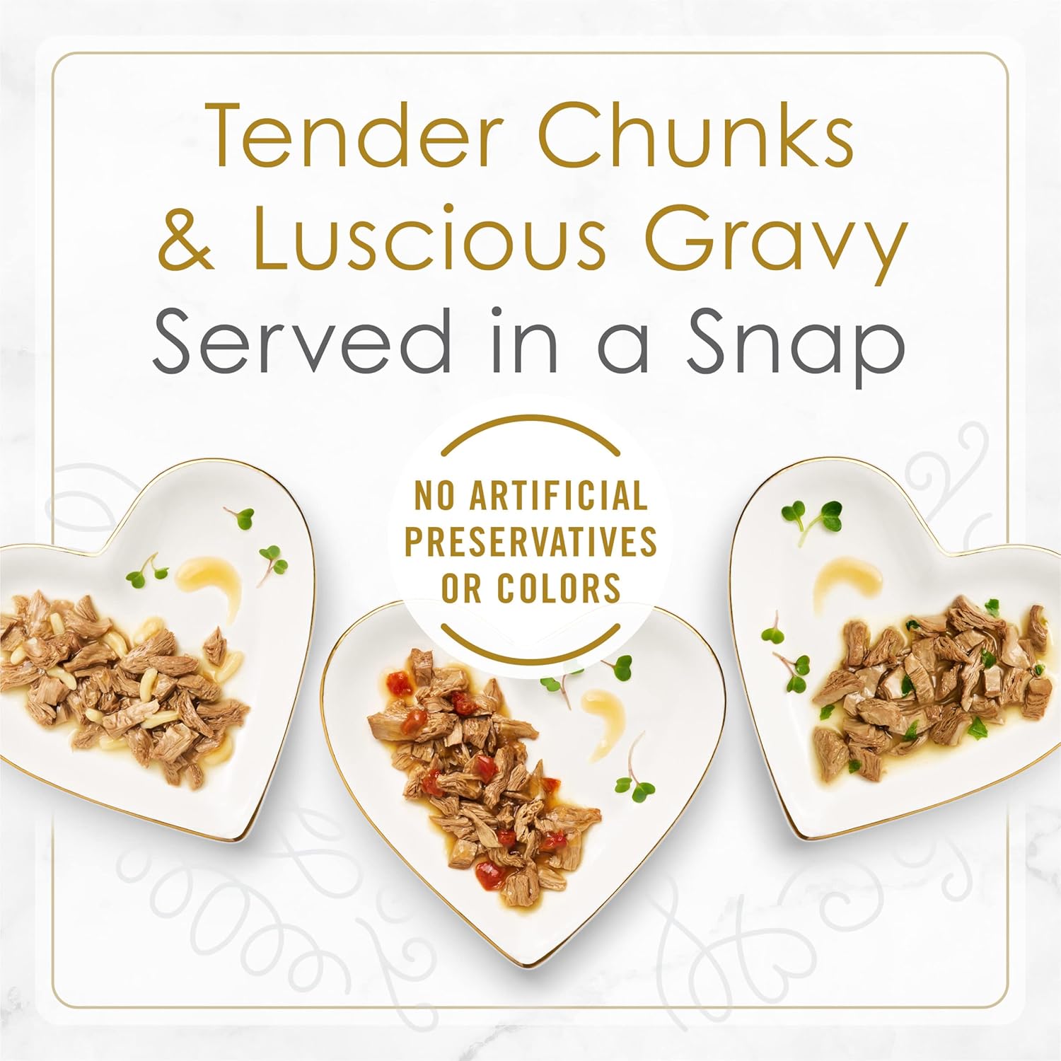 Purina Fancy Feast Gourmet Wet Cat Food Variety Pack, Petites Gravy Collection, break-apart tubs, 24 servings - (Pack of 12) 2.8 oz. Tubs - Image 3