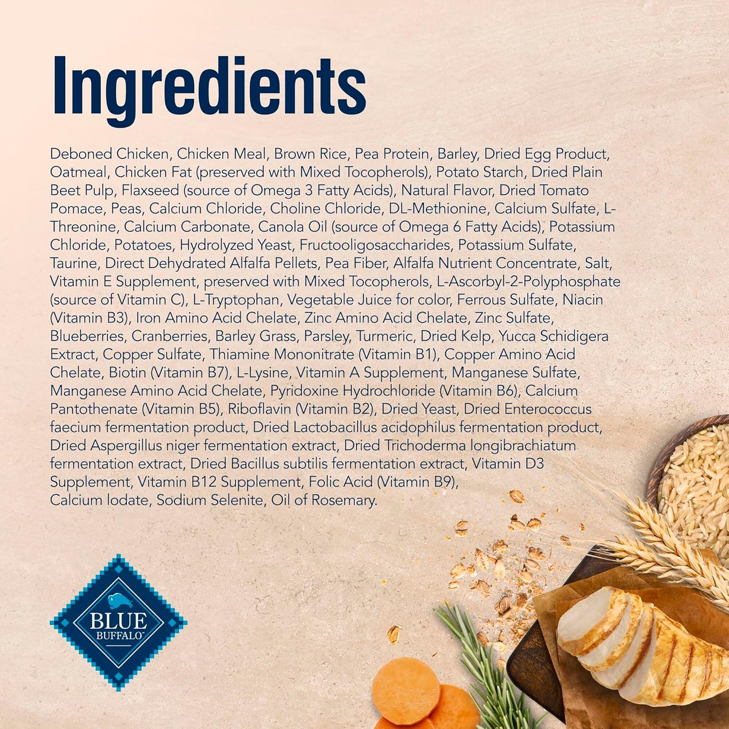 Blue Buffalo True Solutions Digestive Care Natural Dry Cat Food for Adult Cats, Chicken, 11-lb. Bag - Image 4